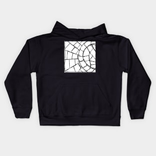 Abstract Art Circular Tiles Design Kids Hoodie